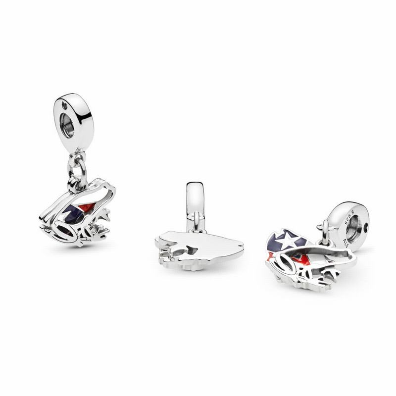 Pandora Australia Love Puerto Rico Dangle Charm - Sterling Silver | UCNQMA920